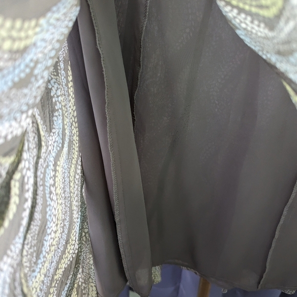 Sigrid Olsen Collection Silk Pattern Skirt Sz 14 - Picture 4 of 8